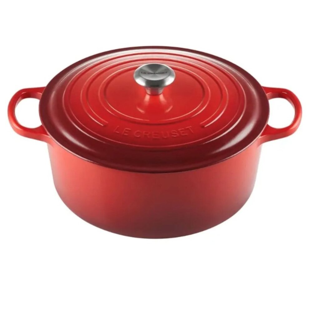 Le Creuset Enameled Cast Iron Round Dutch Oven 9qt Red